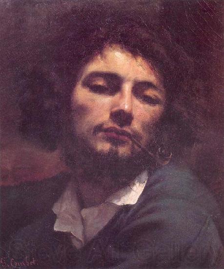 Gustave Courbet The man with a pipe Spain oil painting art